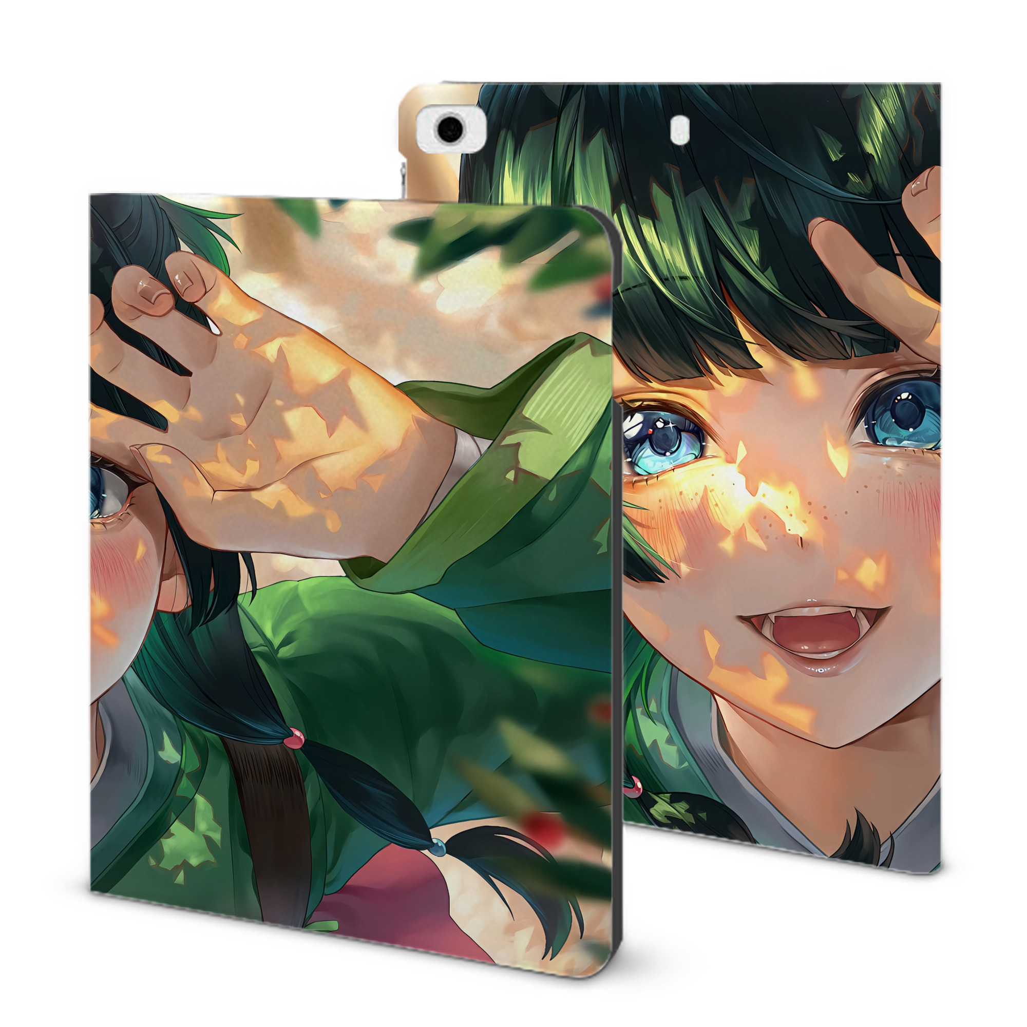 （画像用） 薬屋のひとりごと The Apothecary Diaries IPad ケース ブック型 PUレザー TPU 耐衝撃 軽量 薄型 ペン収納なし 全面保護 IPad 各モデル対応